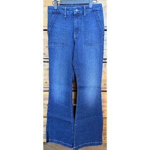 FIDELITY Jeans Women's 26 Tuscadero Full Flare Vespa High Rise Denim Pants